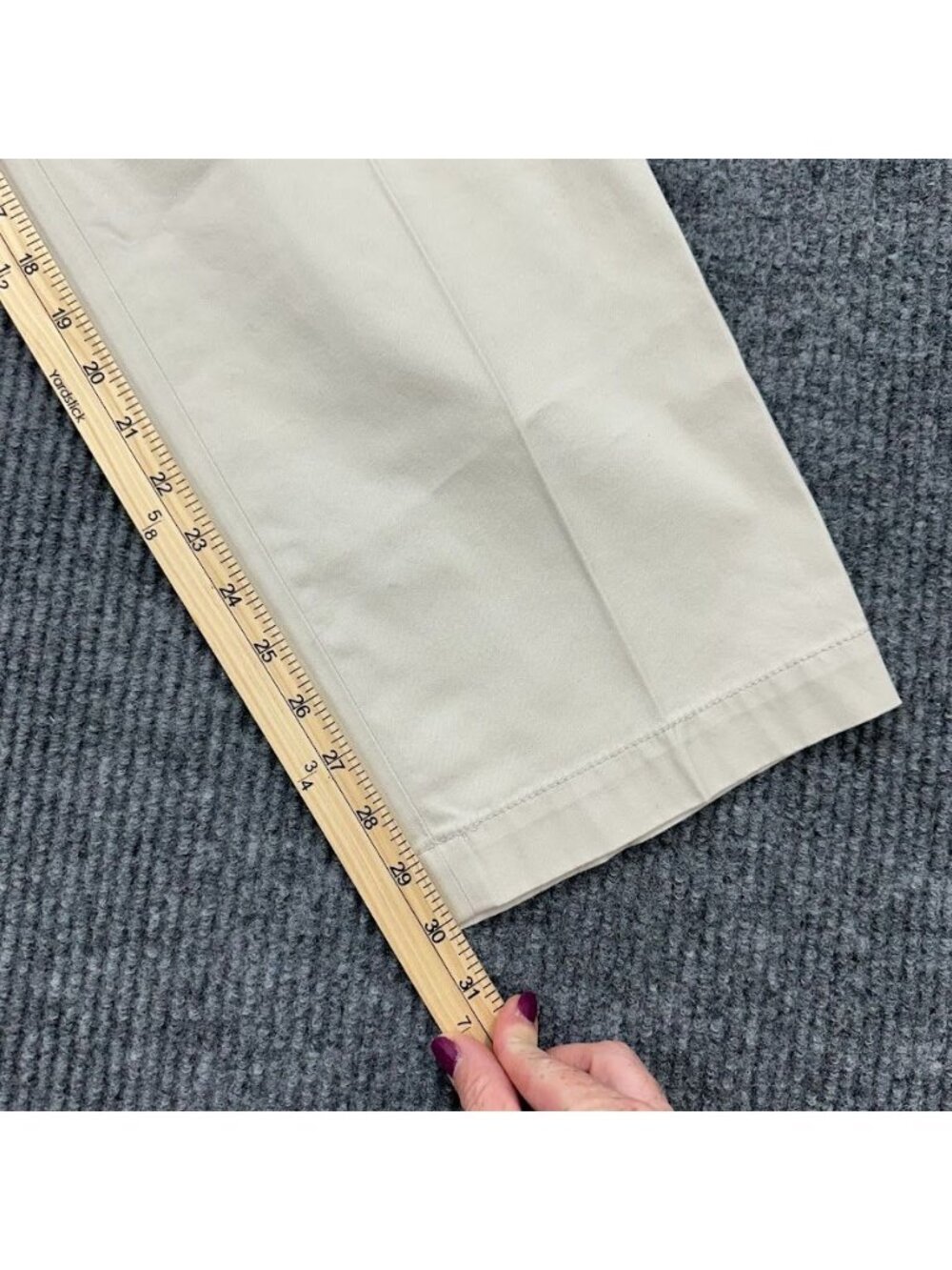 Talbots The Perfect Chino Pants Curvy Career Trousers Womens Plus Size 16W NEW - Picture 6 of 7